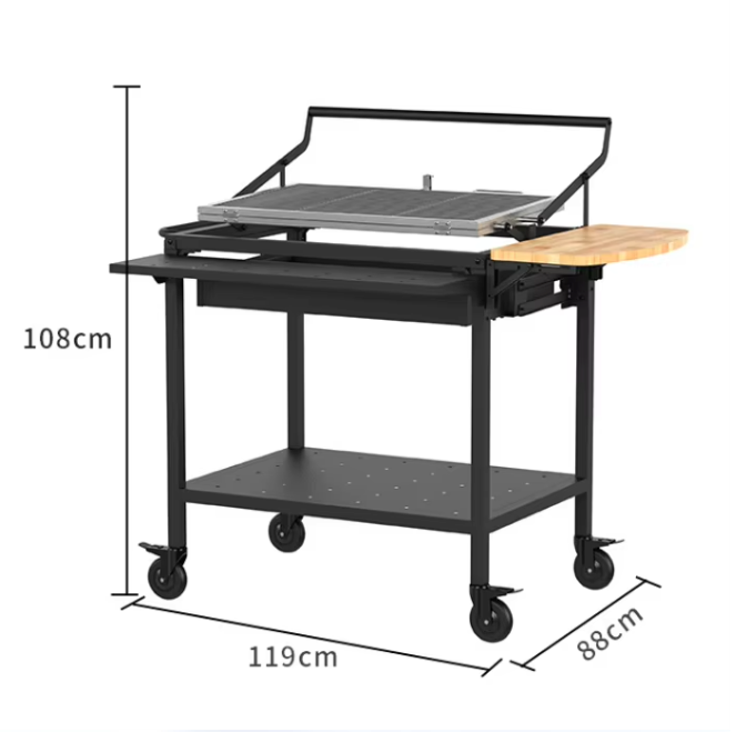 Standing Charcoal Flip Grill
