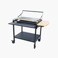 Standing Charcoal & Gas Flip Grill